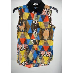 CALS Ladies Sleeveless Blouse Size Small